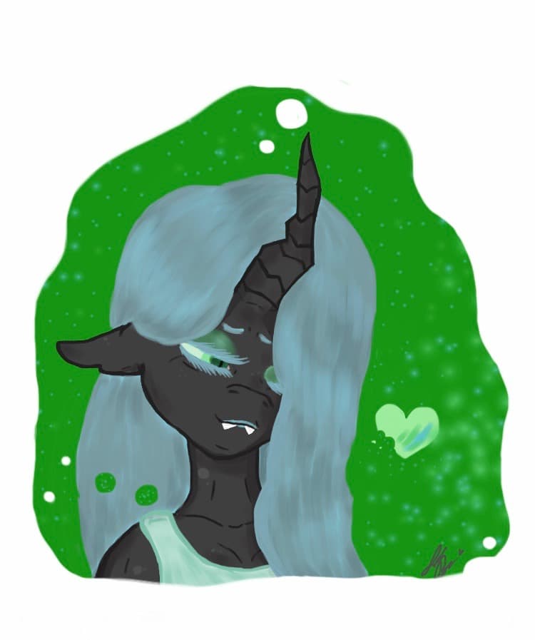 Anthro Chrysalis — Fan Art, Digital, Cartoon Characters