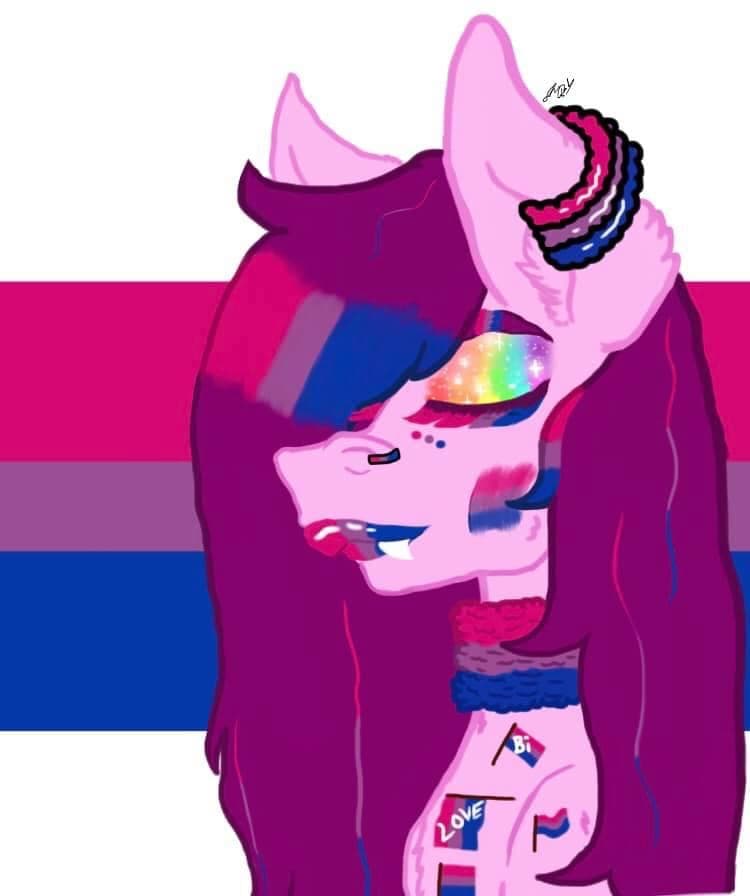 Bi Pride Lux — Original Characters, Digital
