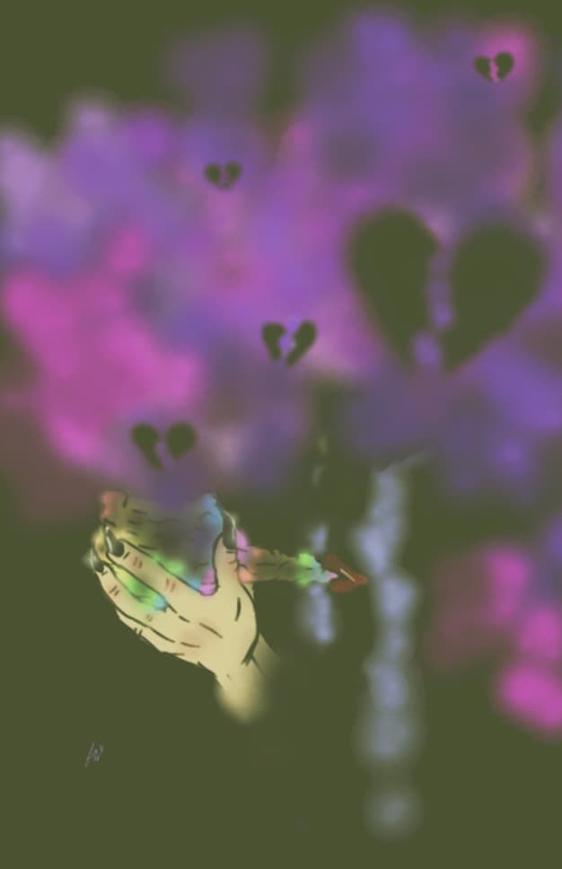 Letting Go of Broken Hearts — Stoner Artwork, Digital