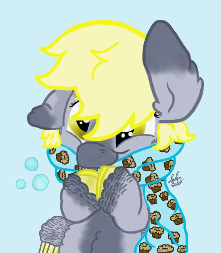 Muffin Pony — Fan Art, Digital, Cartoon Characters