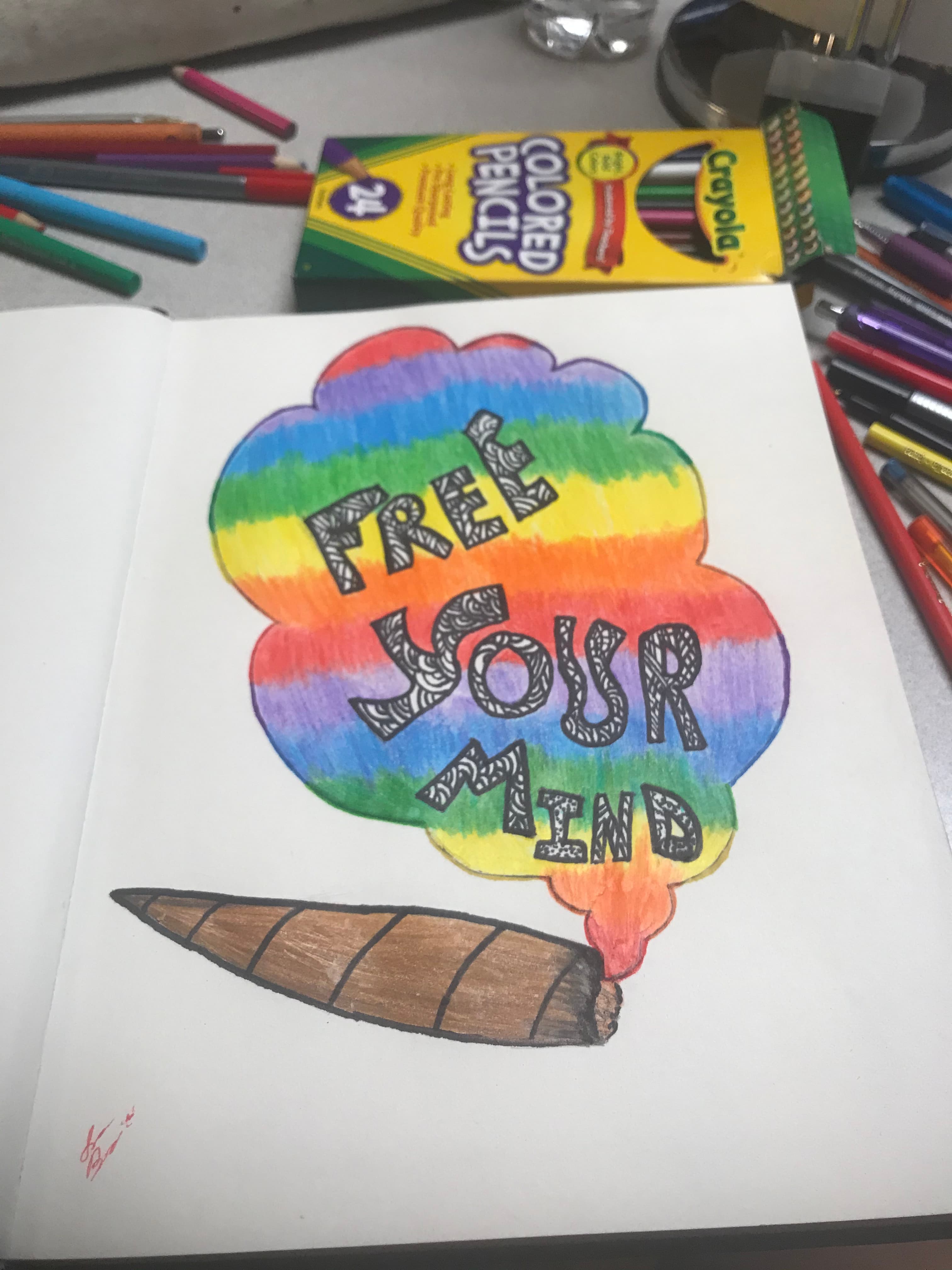 Free Your Mind — Original Characters, Stoner Artwork, Physical