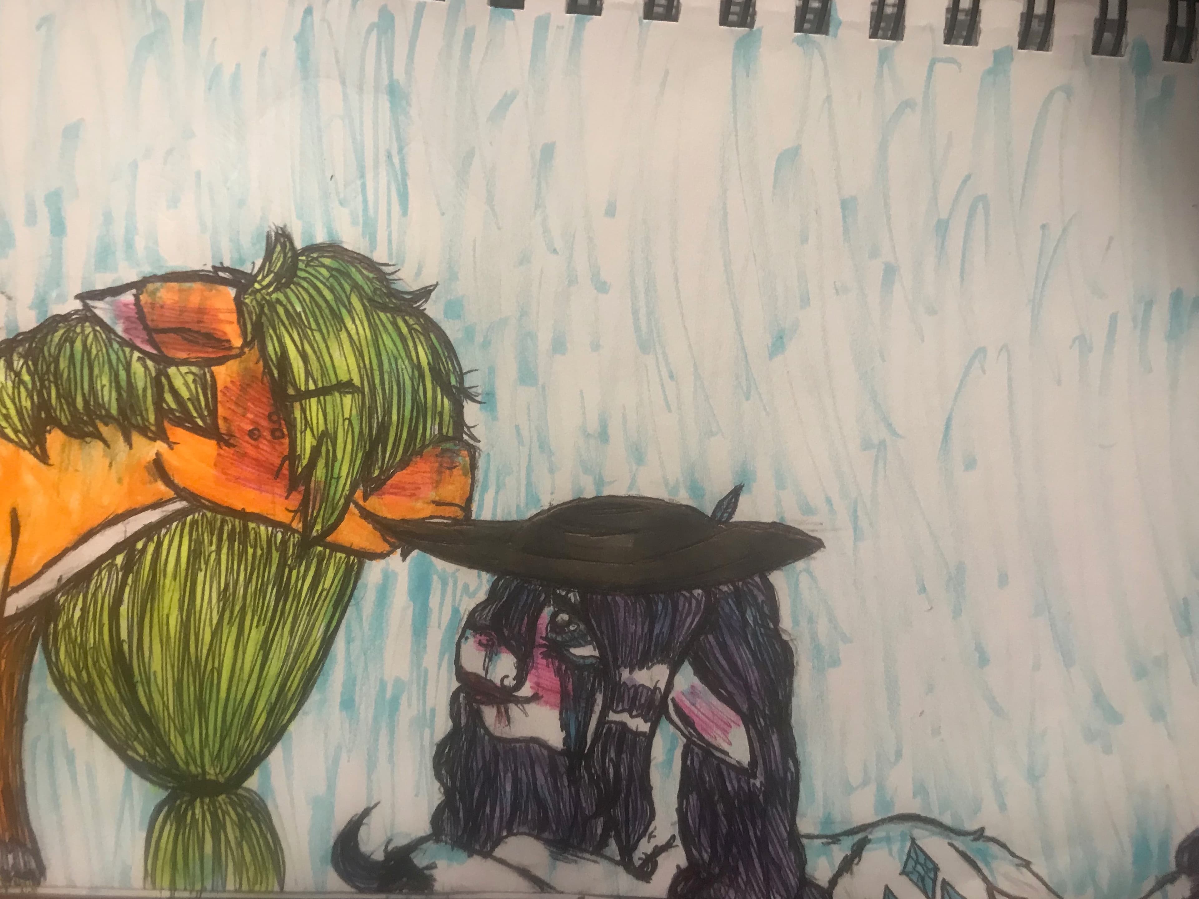 Rainy Day Companions — Physical, Cartoon Characters, Fan Art