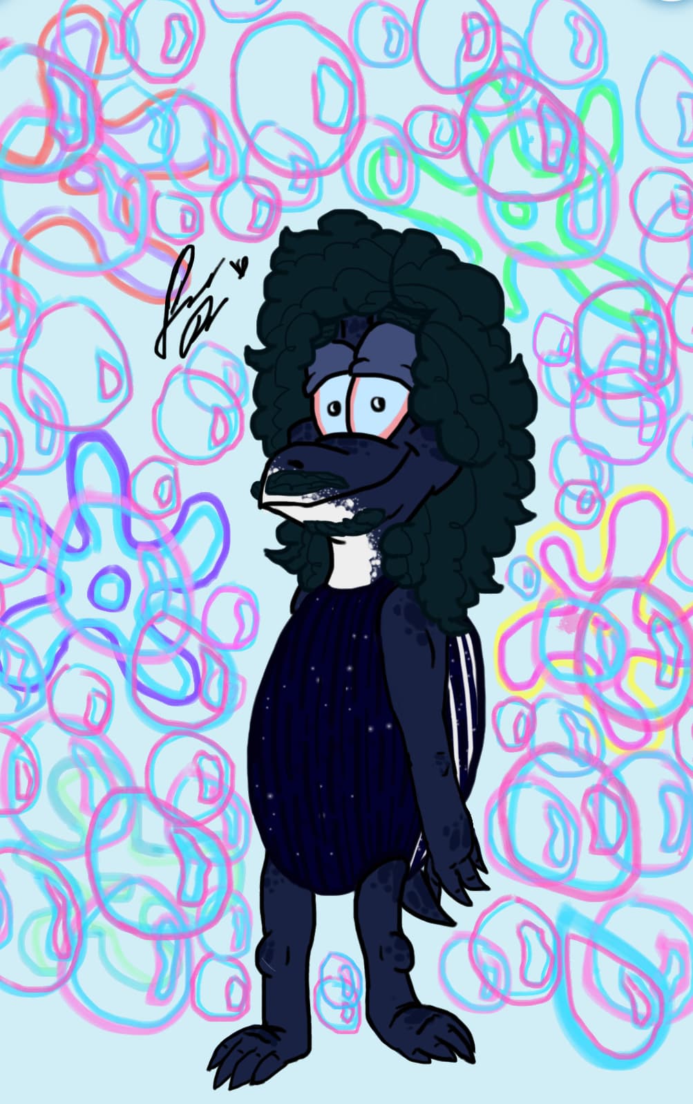 Bubble Character — Original Characters, Digital