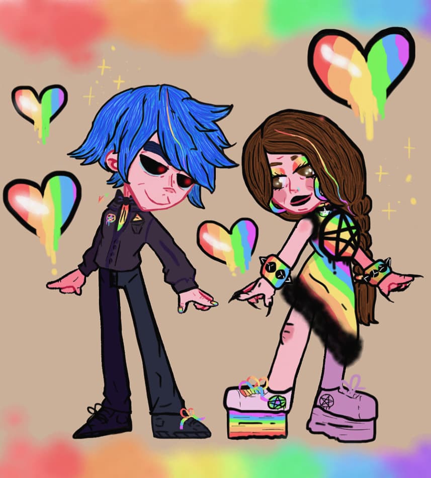 2D And Lux — Original Characters, Digital