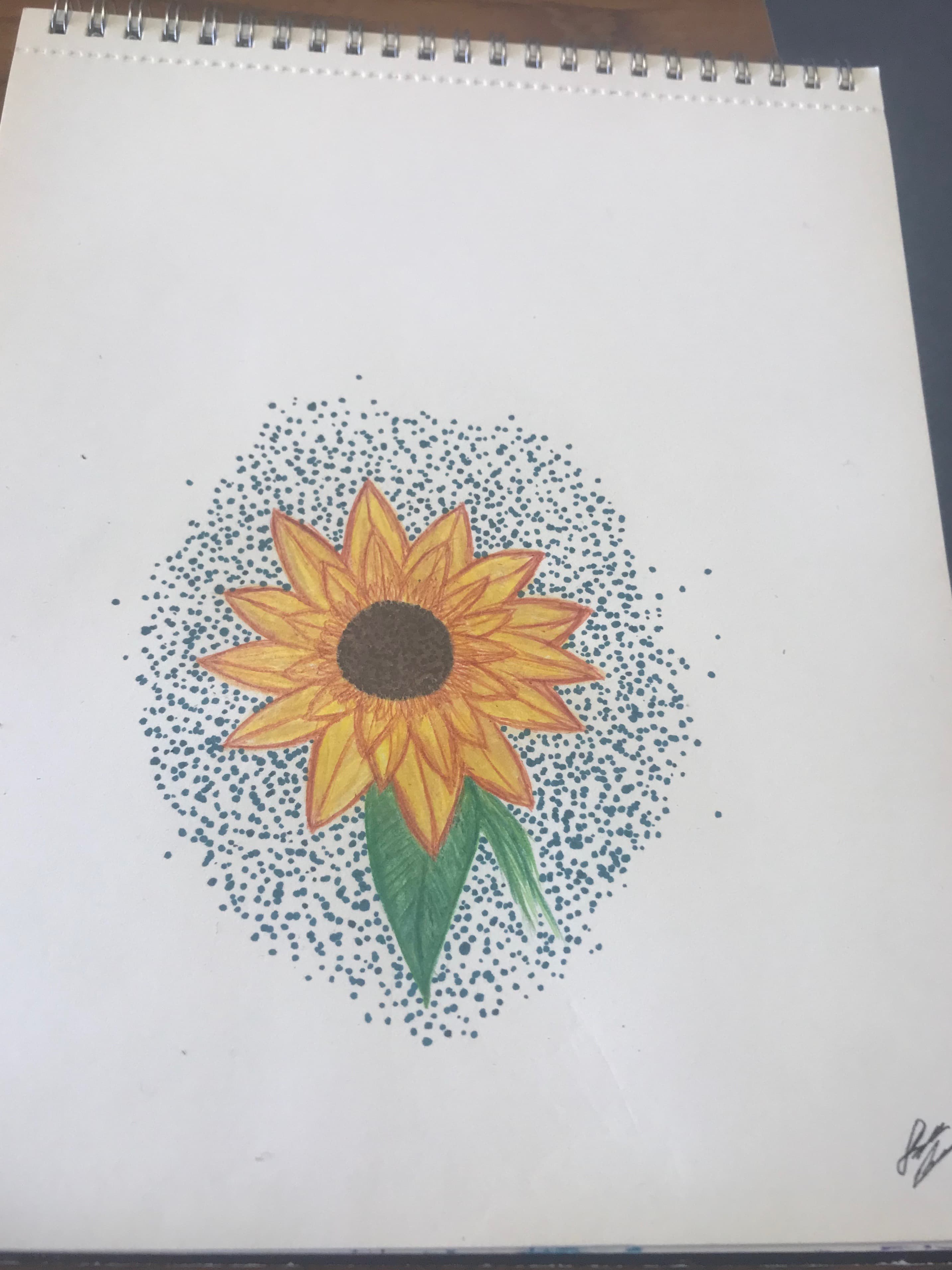 Sunflower Stipple — Physical